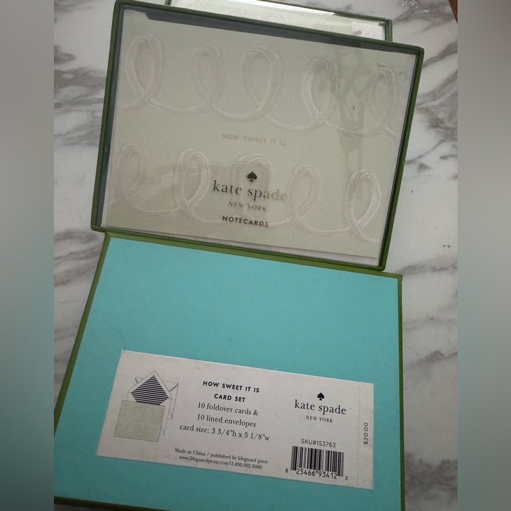 Kate Spade Note Cards (3 packs)
